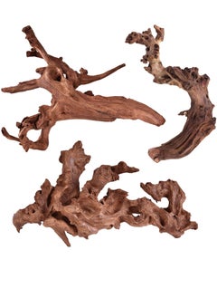 اشتري 3 Pcs Natural Coral Driftwood for Aquarium Decor Fish Tank Decorations Assorted Driftwood Branch Reptile Decor 5.9 to 7.87Inches في الامارات