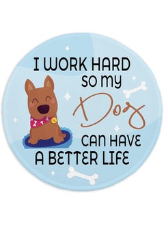 Buy Funny Dogs Mousepad，Dog Lovers Gift Mousepad， Round Mouse Mat With Stitched Edge Non Slip Rubber Base，Desktop Accessories Home Office Decor Computer Desk，Office Gifts Mouse Pads For Desk in Saudi Arabia