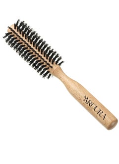 Buy Aroura 45MM Professional Wooden Round Hairbrush for Men and Women - Mini Roller Comb Brush, Anti-Static Blow Drying Brush for All Hair Types, Ideal for Hairdressers Brand: Aroura in UAE