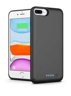 Buy Battery Case for iPhone 6s Plus/6 Plus/7 Plus/8 Plus 5500mAh Portable Charging Case External Battery Pack for iPhone 6s Plus/6 Plus/7 Plus/8 Plus Rechargeable Charger Case Backup Power Bank in UAE