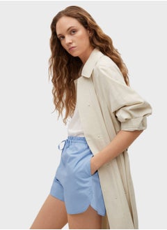 Buy Drawstring Waist Shorts in Saudi Arabia