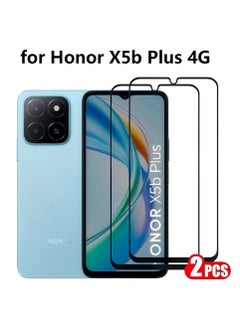 Buy 2 Pack 9H Screen Protector for Honor X5b Plus 4G , Ultra slim HD Premium Tempered Glass Screen Protector in Saudi Arabia