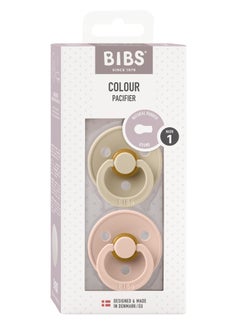 اشتري BIBS Pacifier Colour Round Pack of 2 في مصر