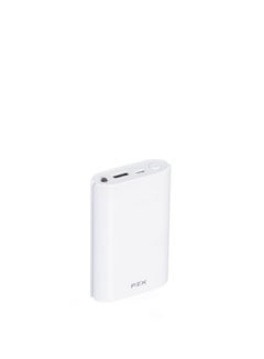 Buy pzx-c146 Fast-charging power bank with a capacity of 10400 mAh, with a USB port, a Type-A port, and an LED flashlight, with an elegant design and high-quality materials, color - white in Egypt