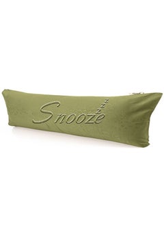 اشتري Long Pillowcase Jakared microfiber Dark green في مصر