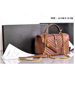 Buy Classic women's handbag of the finest materials with adjustable handle in Egypt