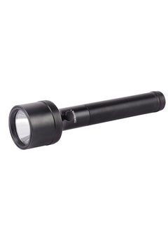 Buy Geepas Rechargeable LED Flashlight Torch Super Brightness Built in Li ion Battery 285 Lumens in UAE