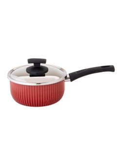 Buy Newflon Casserole Pot With Steel Lid Size 20 cm in Saudi Arabia