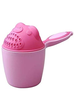 اشتري Baby Kids Cartoon Bear Bathing Cup Baby Shower Shampoo Cup Bailer Baby Shower Water Spoon Bath Wash Cup في الامارات