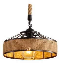 Buy Chandelier, Retro Black Metal Pendant Lamp,Hanging Chandeliers in UAE