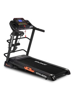 Buy SPARNOD FITNESS STH-4050 4.5HP Peak Automatic Foldable Motorized Running Indoor Treadmill for Home Use with Multifunction and Auto-Incline in UAE