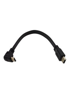 Buy 270 Degree Elbow Hdmi Cable 1Ft Flat Slim High Speed Hdmi Extension Cable A Male To Up Angle A Male Cord in UAE