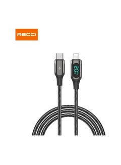 Buy cable fast charging 20W 1m long with LED display in Egypt