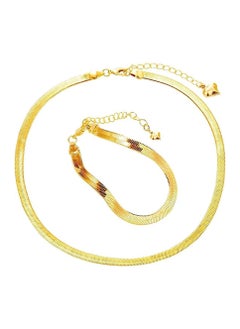 اشتري Necklace and Bracelet Snake Set 5mm في مصر