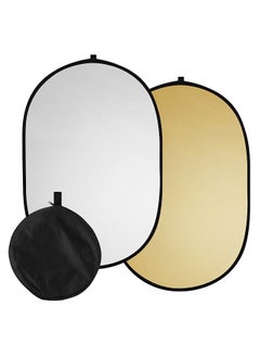 Buy 60 * 90cm/ 24 * 35inch Photography Light Reflector 2-in-1(Silver,  Gold) Collapsible Portable for Studio Outdoor Photography with Carry Bag in Saudi Arabia