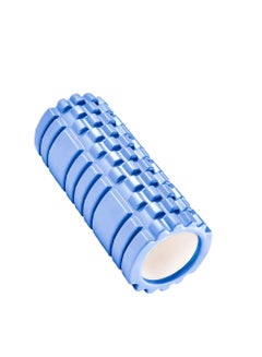 اشتري Yoga Foam Roller Self Massage Exercise, Back, Leg, Body Starching Physical Therapy (33cm L) (Blue) في الامارات