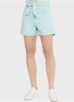 Buy Tie Detail Shorts in UAE