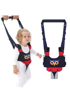 اشتري Baby Walker, Handheld Kids Toddler Walking Harness Helper Assistant Protective Belt Child Activity Walker Adjustable Standing Up Walking Learning Helper for Toddler 7-24 Month (Blue) في السعودية