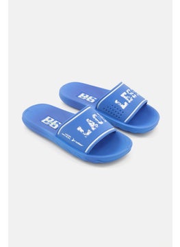 اشتري Kids Boy Slip On Slides, Blue/White في الامارات