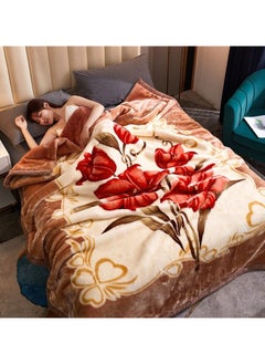 Buy COMFY KING SIZE KOREAN 2 PLY SOFT & LUXURIOUS BLANKET 99 in UAE