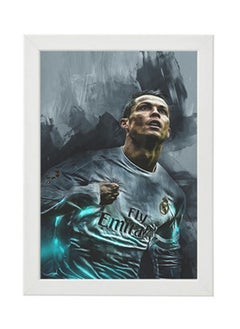 اشتري Cristiano Ronaldo Wall Art Poster Frame في مصر