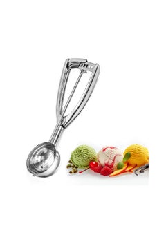 Buy Ice Cream Scoop with Easy Trigger, 5cm Stainless Steel Cookie Scoop for Baking Cupcakes Meatballs Melon Balls, Mashed Potatoes Muffins Scoop in UAE