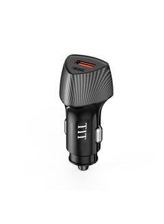 Buy TIT Car PD Charger 38W Car Mobile Charger Charge Faster Qualcomm Quick Charge 3.0 For IOS and Android, Compatible with Most Cars T61 in Saudi Arabia