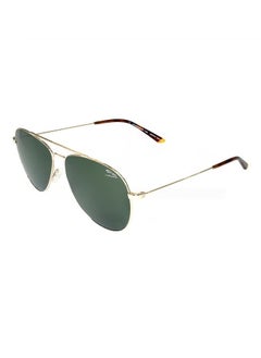 Buy Men's Pilot Shape Sunglasses - 37590 8100 58 - Lens Size: 58 Mm in UAE