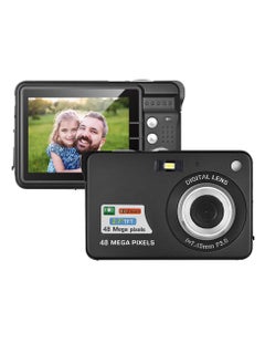 Buy Portable 1080P Digital Camera Video Camcorder 48MP Anti-shake 8X Zoom 2.7 Inch LCD Screen Face Detact Smile Capture Built-in Lithium Battery in Saudi Arabia