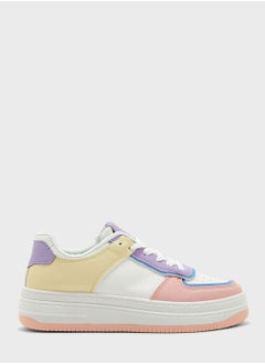 Buy Color Block Platform Sneakers in UAE