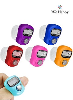 Buy 5 Pieces Digital Tasbih Tally Counter, Prayer Counting Tool for Ramadan, Comes in Assorted Colors in UAE