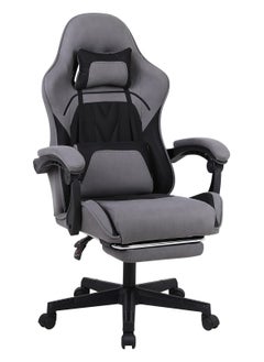 Buy Chulovs Gaming Chair, Computer Chair with Footrest and Lumbar Support, Height Adjustable Game Chair with 360°-Swivel Seat and Headrest and for Office in UAE