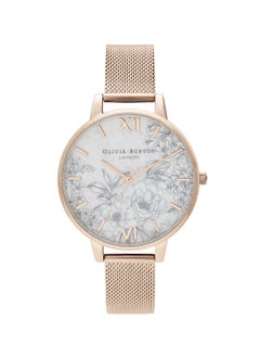 Buy Terrazzo Floral Mesh Strap Analog Watch in UAE