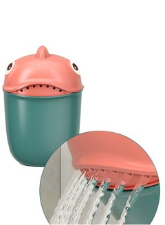 Buy Baby Head Shampoo Wash Rinse Shower Mug - Green, 500ml in UAE