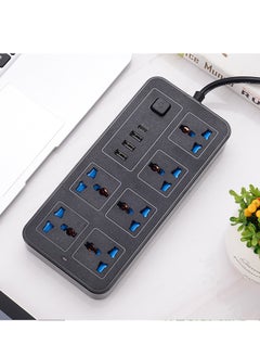 Buy British Standard Socket British Standard Socket 3usb Power Strip Type-C Fast Charging Power Strip Black in Saudi Arabia