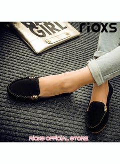 Buy Women's Casual Loafers Slip On Breathable Flat Shoes Fashion Lightweight Outdoor Boat Sneakers in UAE