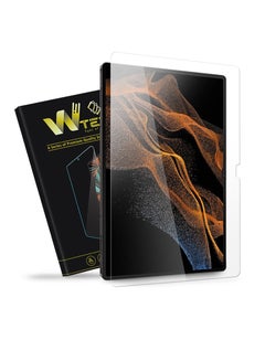 Buy Premium Series Curved Edges Tempered Glass Screen Protector For Samsung Galaxy Tab S8 Ultra Clear in Saudi Arabia