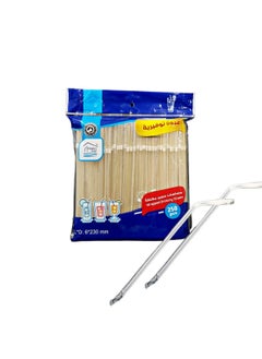 Buy Disposable plastic juice straw 250 pieces in Saudi Arabia