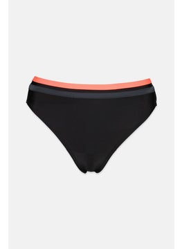 اشتري Women High Waisted Bikini Bottom, Black and Coral في السعودية