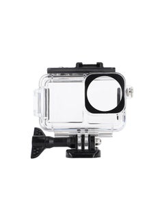 Buy Waterproof Housing Case Compatible with DJI Osmo Action 3 Camera Transparent Case with Bracket Accessories Protective Shell Cover [ Underwater Dive Case Camera Accessories] - Black in UAE