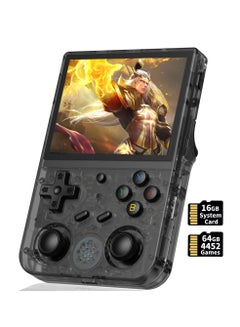 Buy RG353V Retro Handheld Game with Dual OS Android 11 and Linux, RG353V with 64G TF Card Pre-Installed 4452 Games Supports 5G WiFi 4.2 Bluetooth (Black) in UAE
