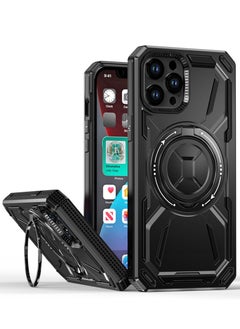 Buy SHIELD EGYPT For iPhone 12 Pro Max Armored II Series Mag-Safe Magnetic Holder Phone Case (Black) in Egypt