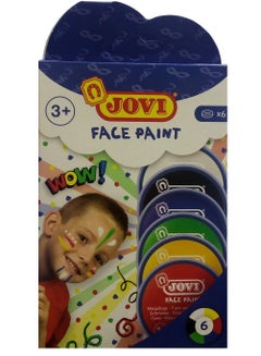 Buy 6-Piece Face Paint Multicolor in UAE