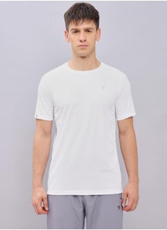 Buy Logo Detail Slim Fit T-Shirt in Saudi Arabia