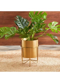 Buy Ace Metal Planter With Stand 15x27x15 cm in Saudi Arabia