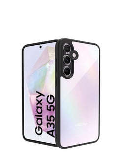 Buy Bumper Protective Case for Samsung Galaxy A35 Silicone TPU Bumper Ultra Durable Ultra-Safe Camera Optimum Solution Black in Egypt