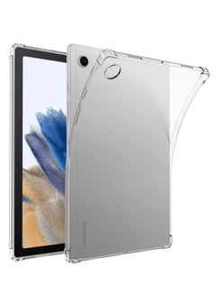 Buy TPU Clear Case for Samsung Galaxy Tab A8 10.5 Inch 2022 (-X200/X205/X207), Shockproof Silicon Protective Skin Case/ Slim Back Cover Shell for 10.5" Galaxy Tab A8 - Transparent in UAE