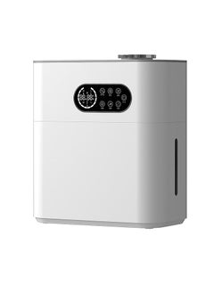 Buy 6.5L 3-Speeds Humidifier Ultrasonic Cool Mist with Essential Oil Diffuser, Quiet Operation, Easy Top Fill Design with UV disinfection for Large Rooms up to 40m², 100W HM-0910 White in Saudi Arabia