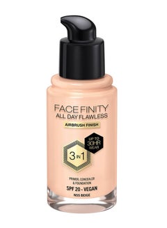 Buy Facefinity All Day Flawless Foundation - N55 Beige in UAE