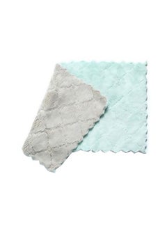 Buy Water Absorb Dishcloth And Towel Grey/Blue 28x17centimeter in Saudi Arabia